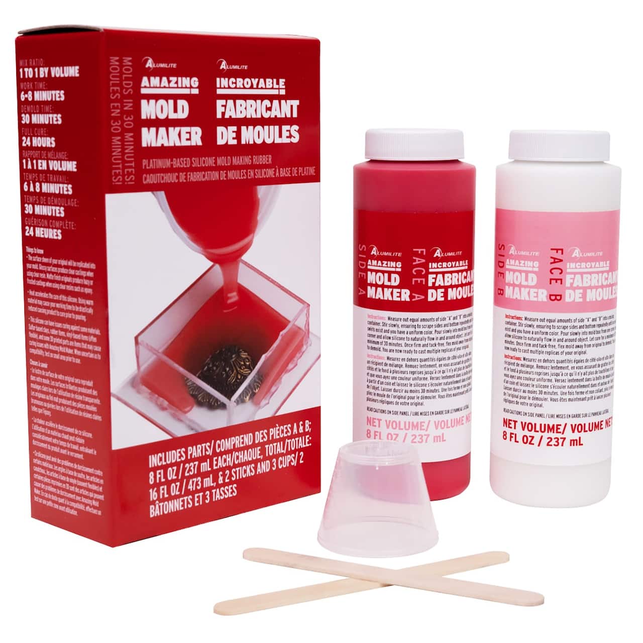 Alumilite Amazing Mould Maker, 16oz.